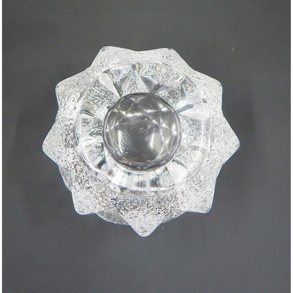 Orrefors Sweden Firefly Nimbus Artichoke Crystal Candle Holder - Picture 12 of 16